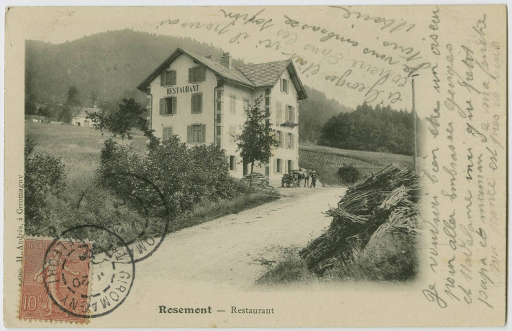 Rosemont, restaurant.