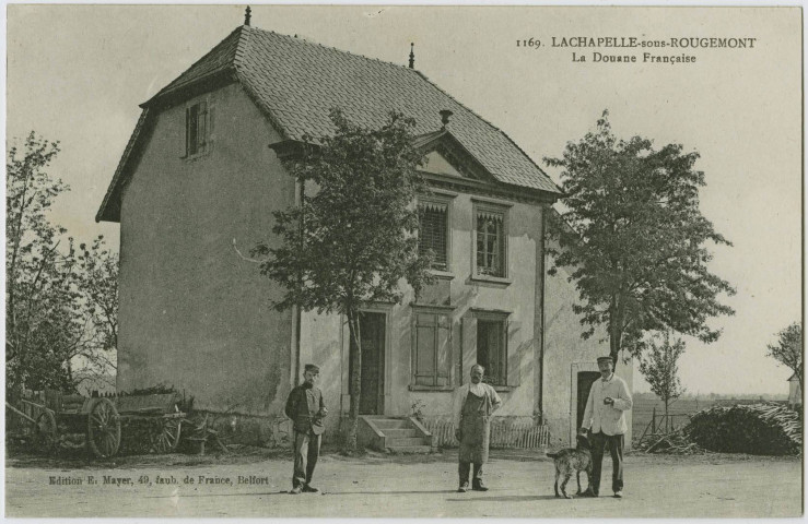 Lachapelle-sous-Rougemont, la douane française.