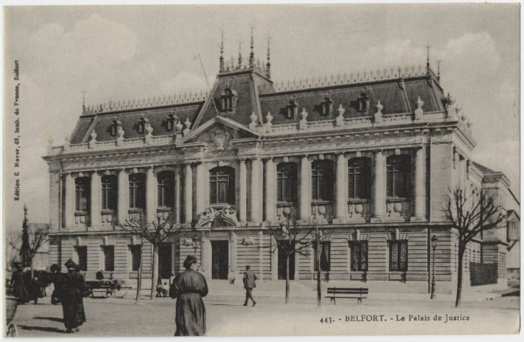 Belfort, le palais de justice.
