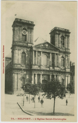 Belfort, l'église Saint-Christophe.