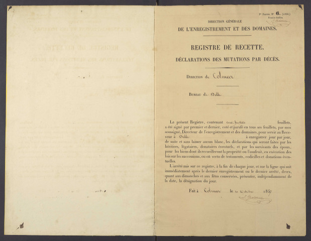 15 novembre 1858 - 18 janvier 1860