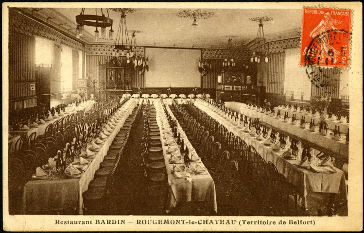 Restaurant Bardin, Rougemont-le-Château (Territoire de Belfort).