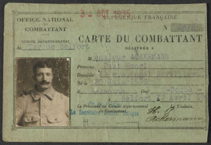 ACKERMANN Paul Henri