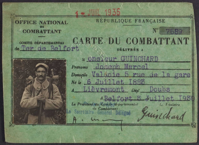 GUINCHARD Joseph Marcel