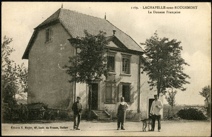 Lachapelle-sous-Rougemont, la douane française.