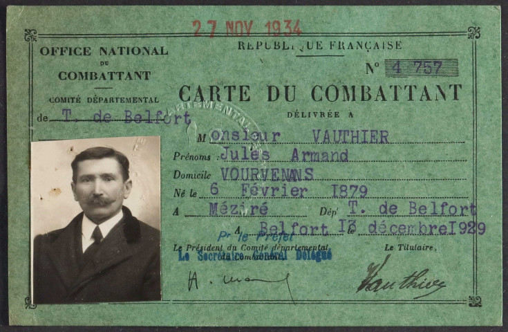 VAUTHIER Jules Armand