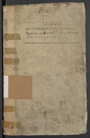 18 vendémiaire an VI - 22 fructidor an VI