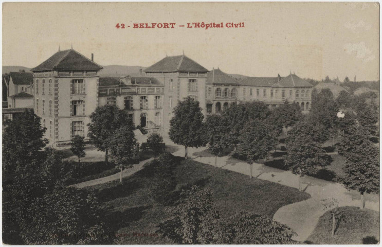 Belfort, l'hôpital civil.