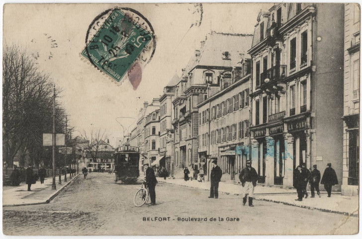Belfort, boulevard de la gare.