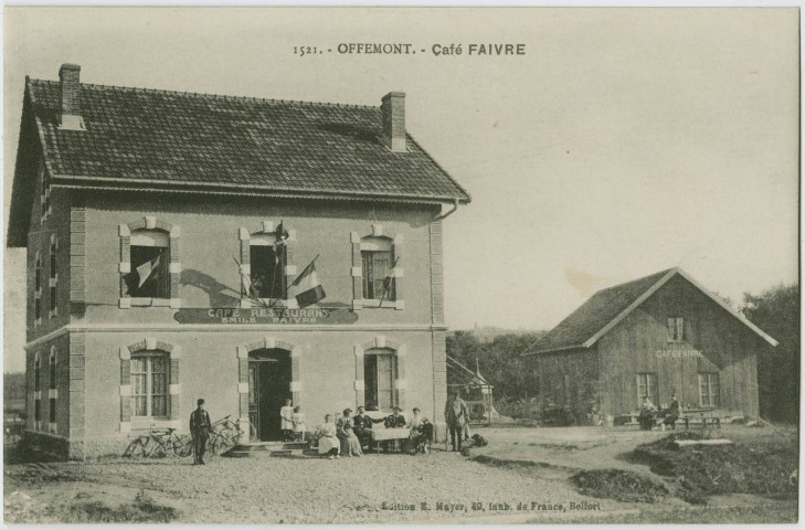 Offemont, café Faivre.