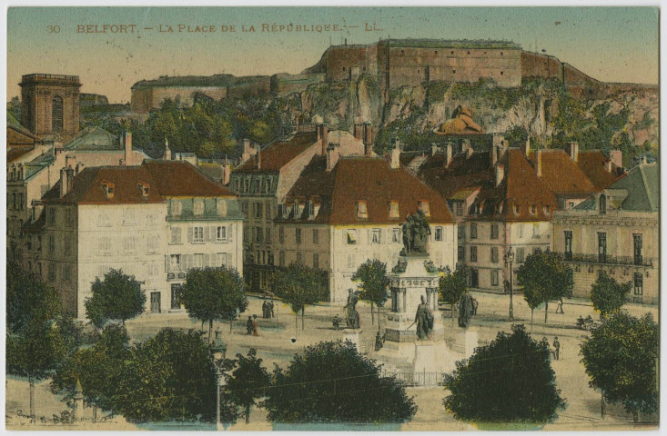 Belfort, la place de la République.