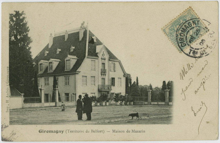 Giromagny, maison de Mazarin.