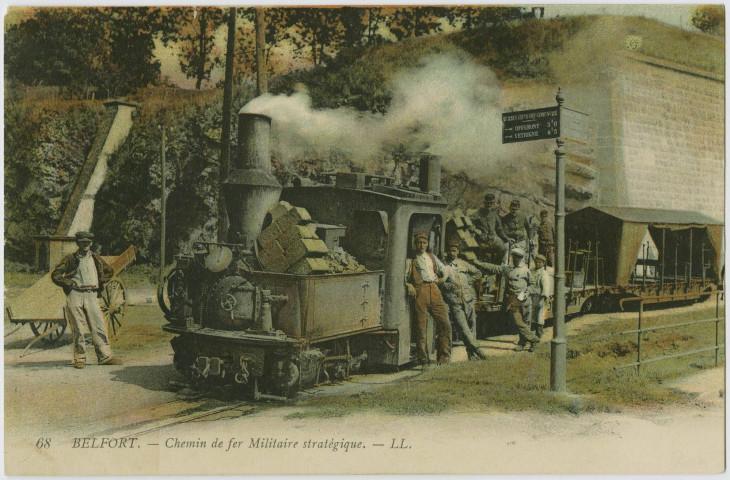 Belfort, chemin de fer militaire statégique.