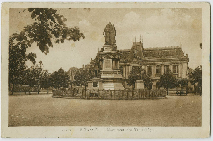 Belfort, monument des Trois Sièges.