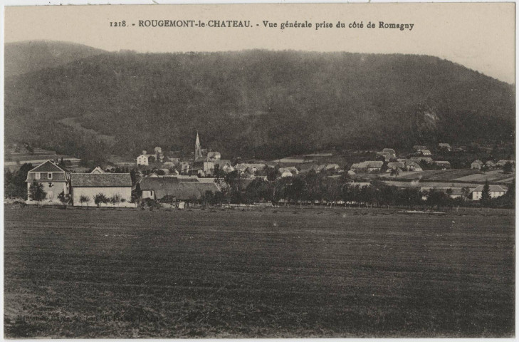 Rougemont-le-Château, vue générale coté Romagny.