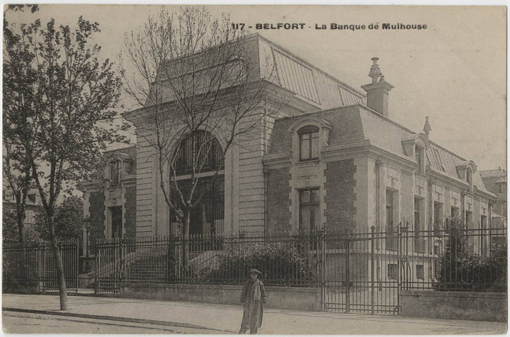 Belfort, la banque de Mulhouse.
