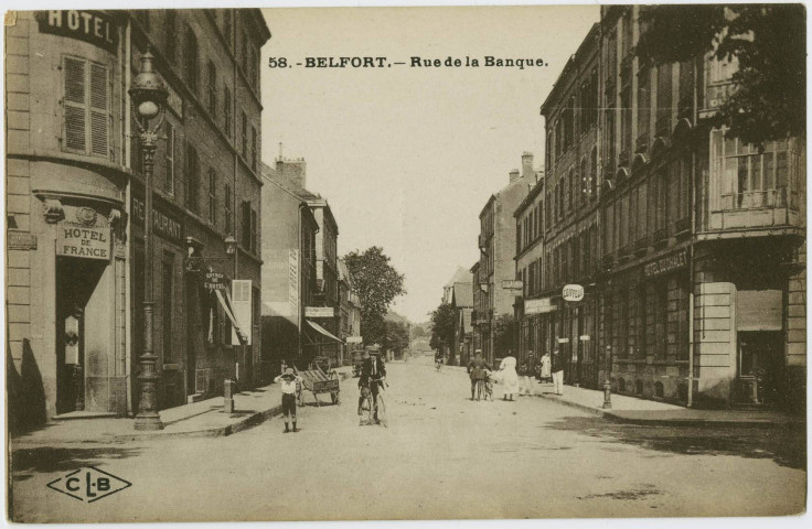 Belfort, rue de la Banque.