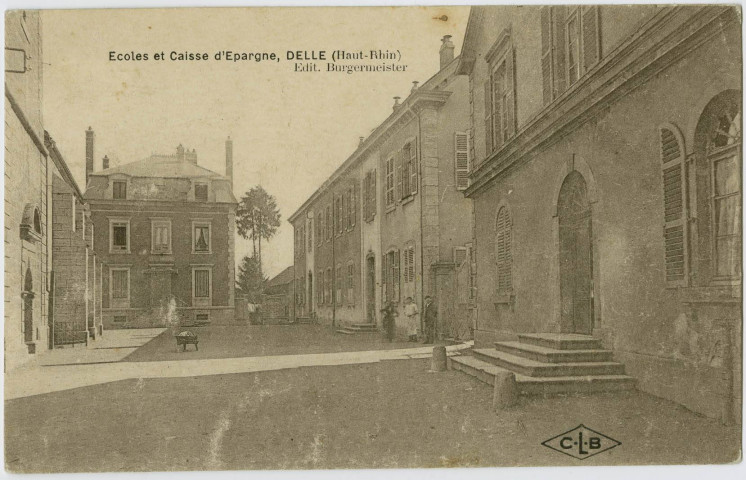 Ecoles et Caisse d'Epargne, Delle (Haut-Rhin).