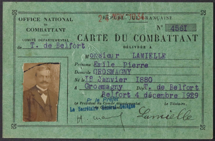 LAMIELLE Emile Pierre