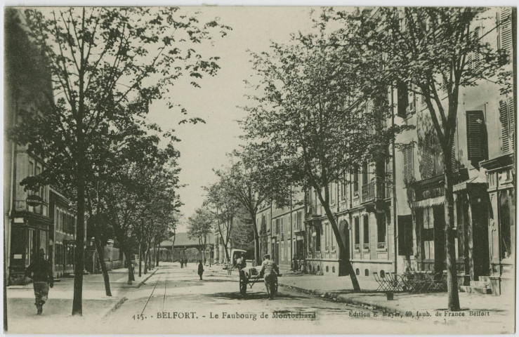 Belfort, le faubourg de Montbéliard.