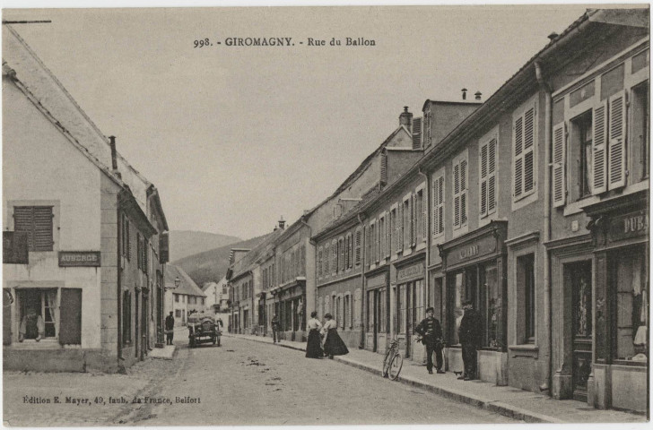 Giromagny, rue du ballon.