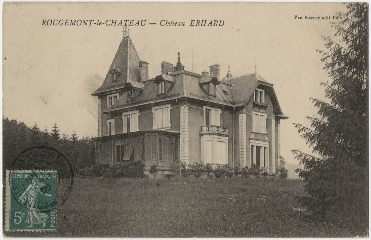 Rougemont-le-Château, château Erhard.