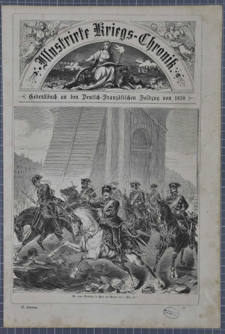 Les Allemands entrent à Paris le 1er mars 1871.