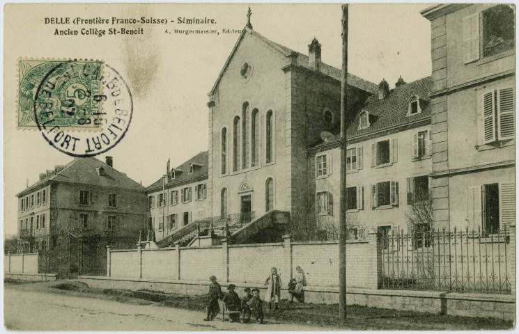 Delle (fontière Franco-Suisse), séminaire, ancien collège St-Benoît.