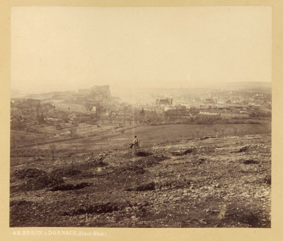 Belfort, vue générale, v. 1871-1872.
