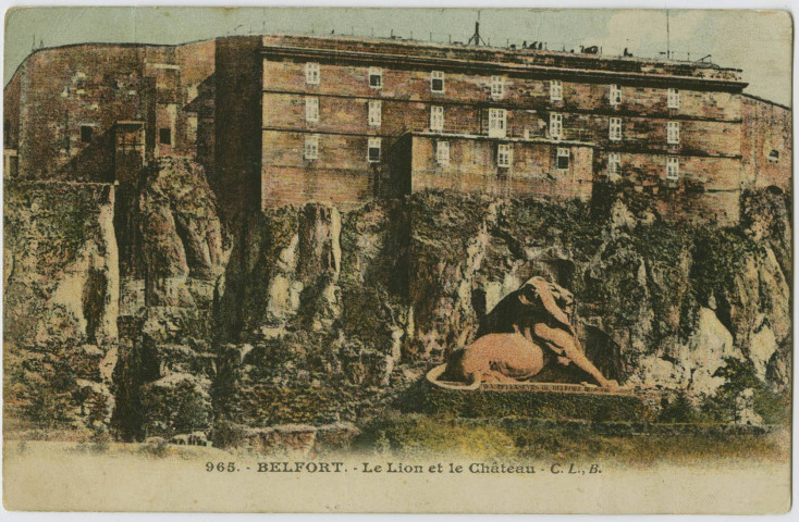 Belfort, le Lion et le château.