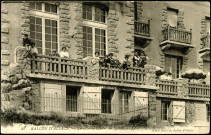 Ballon d'Alsace, terrasse de l'hôtel du Ballon.