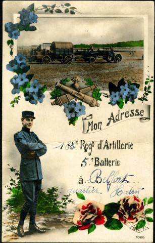 Belfort, 188e Regiment d'Artillerie, 5e Batterie, Quartier Hatry.