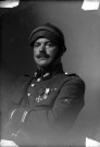 Belfort, 15 boulevard Carnot, studio Drouin, portrait d'un sergent-major grenadier-lanceur de la guerre de 1914-1918 : plaque de verre 13x18 cm.