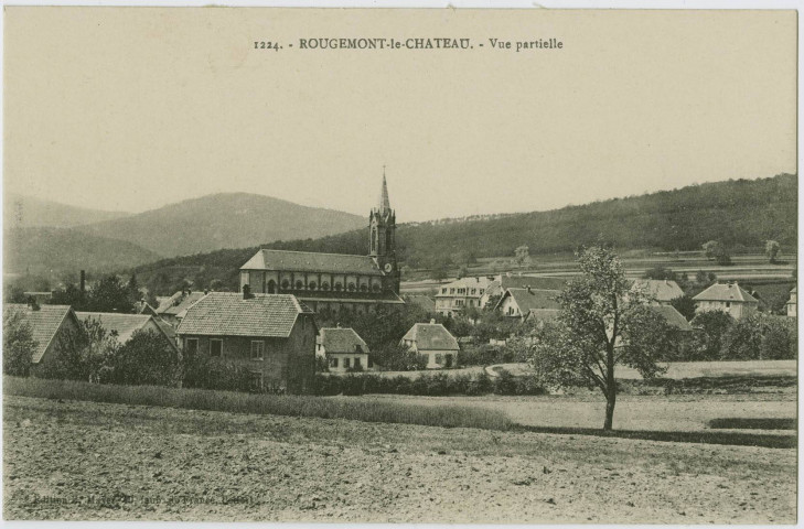 Rougemont-le-Château, vue partielle.