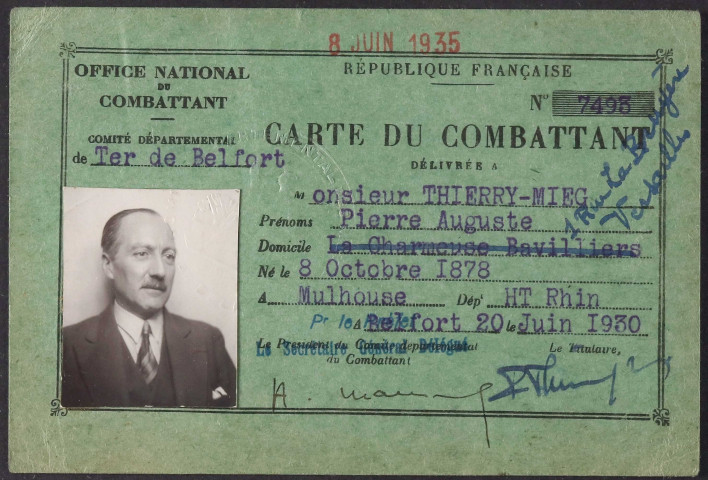 THIERRY-MIEG Pierre Auguste