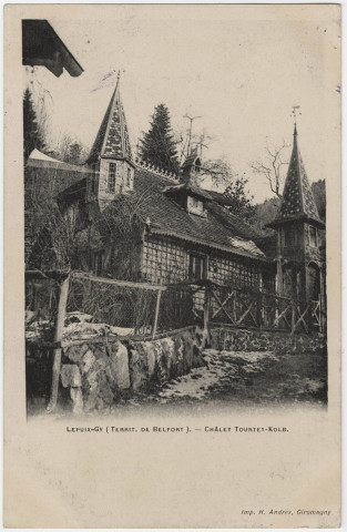 Lepuix-Gy (Territ. de Belfort), chalet Tourtet-Kolb.