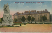 Belfort, monument des Morts et l'hôpital militaire.