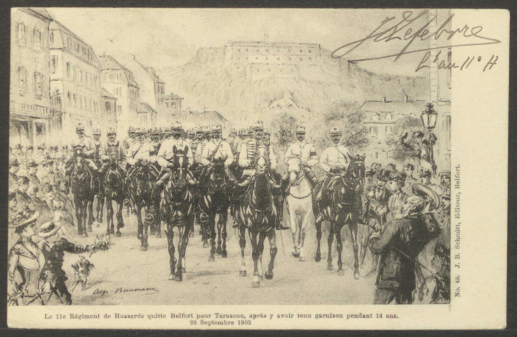Belfort, le 11e Régiment de Hussards