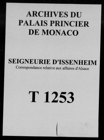 Comptes du sieur Babert, agent du duc de Mazarin.