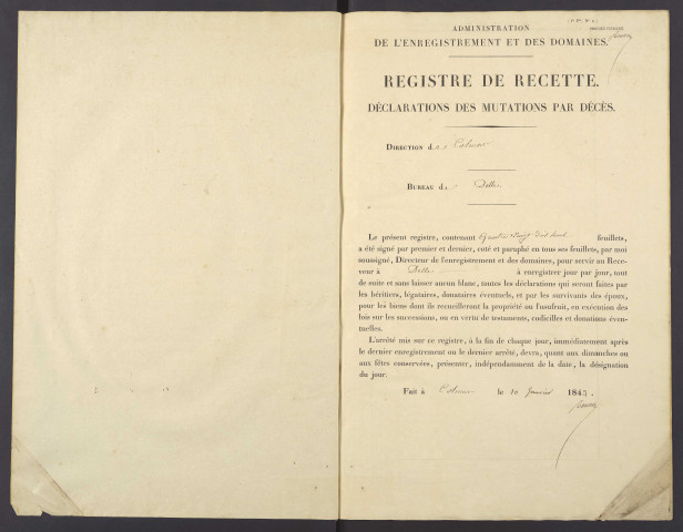 8 juillet 1844 - 5 septembre 1845