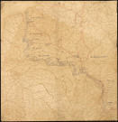 Cartes militaires de situation du front occidental (1916-1918), annotées par le 2e Bureau de la 14e Division d'infanterie, entre 24 janvier 1916 et 23 septembre 1918.