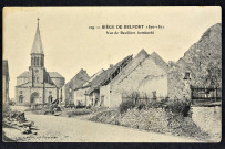 Siège de Belfort 1870-1871, Bavilliers bombardé.