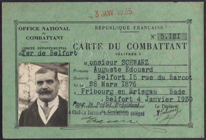 SCHWARZ Auguste Edouard