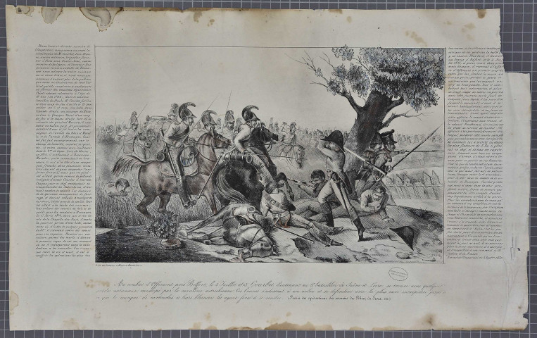 « Au combat d'Offemont près de Belfort, le 4 juillet 1815 [...] ».