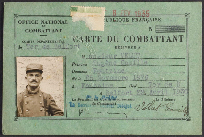 VELUT Eugène Camille