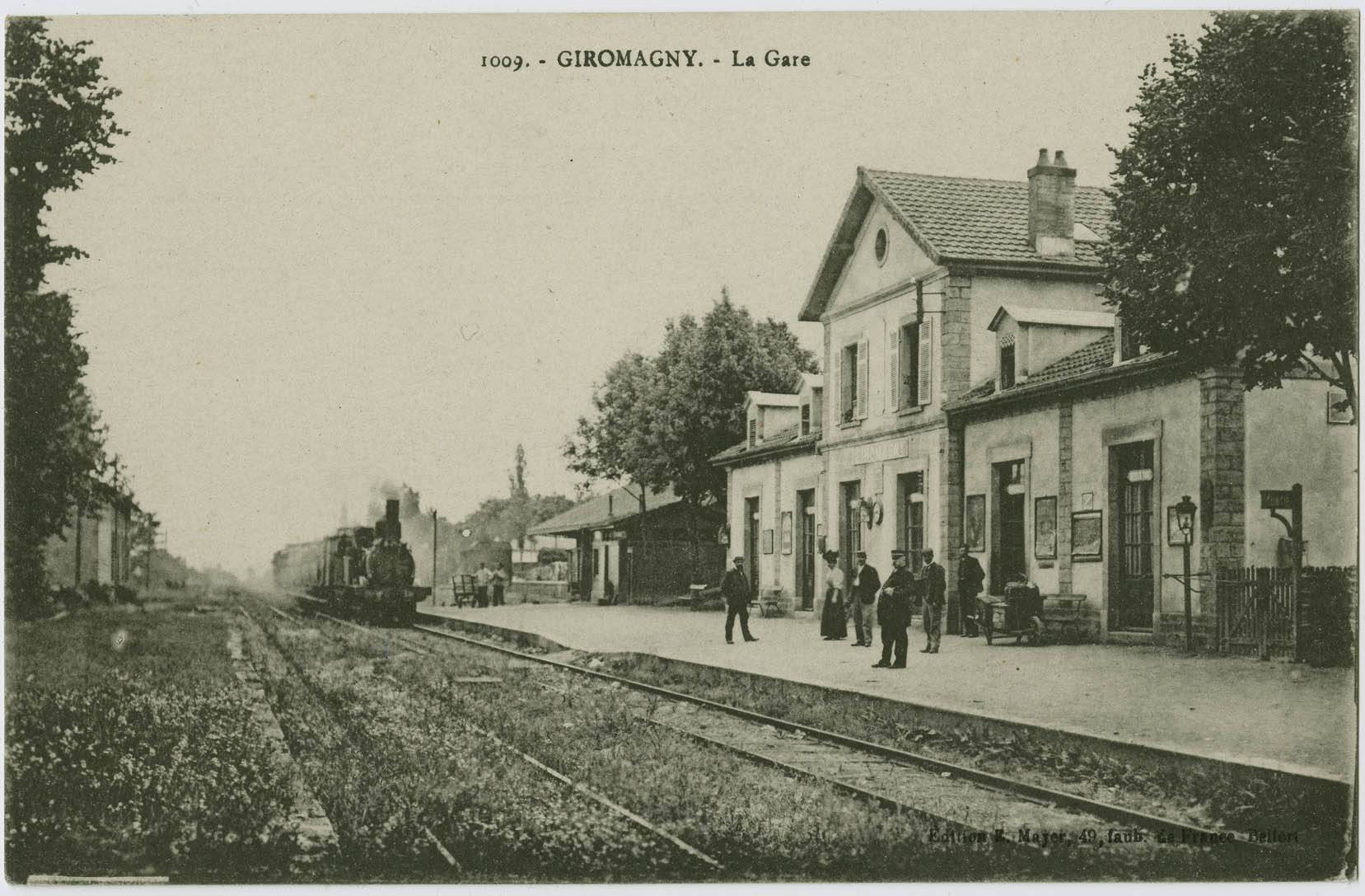 Giromagny, la gare.