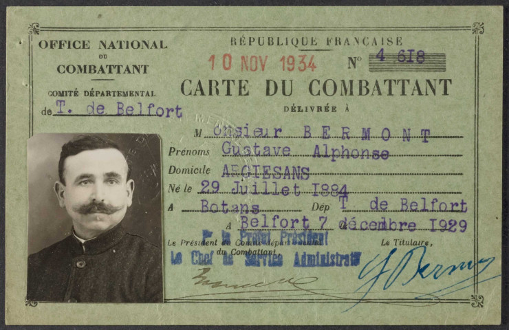 BERMONT Gustave Alphonse