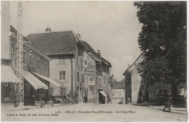 Delle (frontière franco-suisse), la Grand'rue.