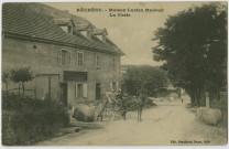 Réchésy, maison Lucien Madeux, la poste.