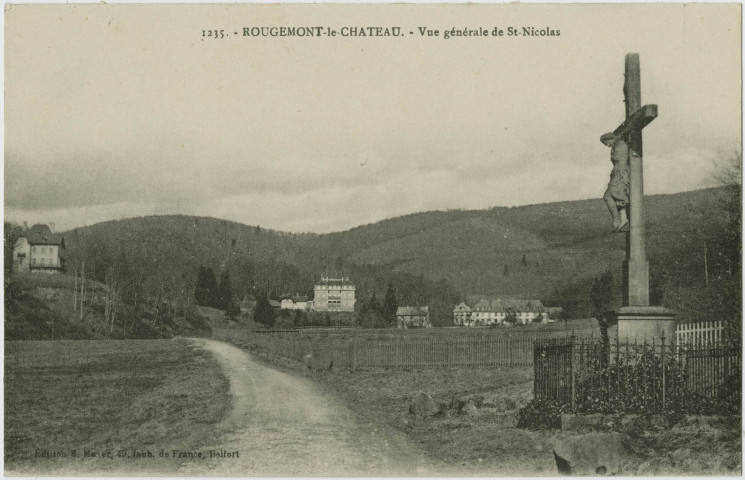 Rougemont-le-Château, vue générale de Saint-Nicolas.